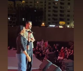 رامي جمال ومنة فاضل