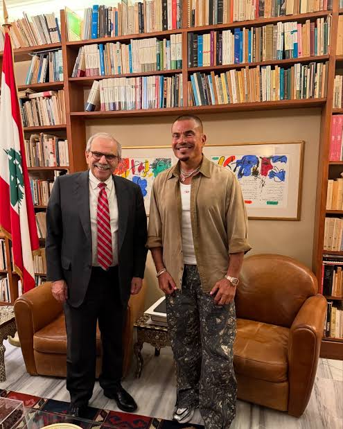 عمرو دياب مع نواف سلام