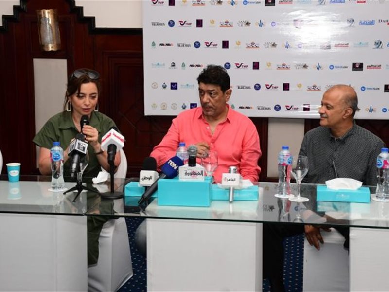 ساندرا نشأت خلال تكريمها بالغردقة السينمائي: مشاريع الشباب أهم ما يميز مهرجان الغردقة