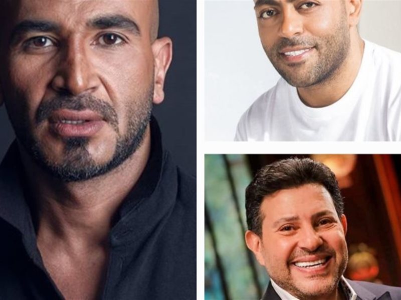 تامر عاشور وأحمد سعد وهاني شاكر في مهرجان الموسيقى العربية الـ 32