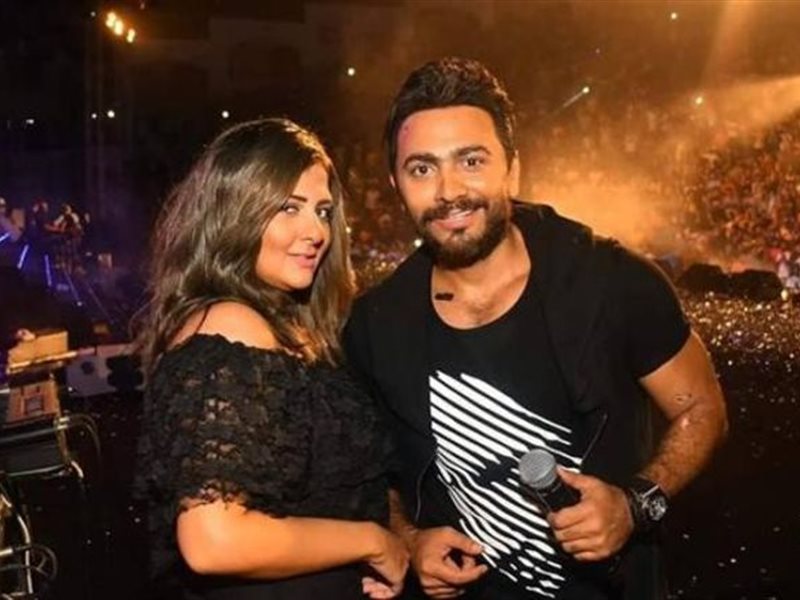 شذى تعتذر لتامر حسني وتعلن تصالحهما