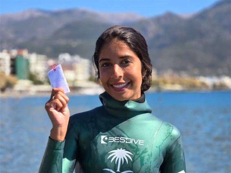ندى الرشيد رمز للتفوق في الغوص الحر ومصدر إلهام للمرأة السعودية