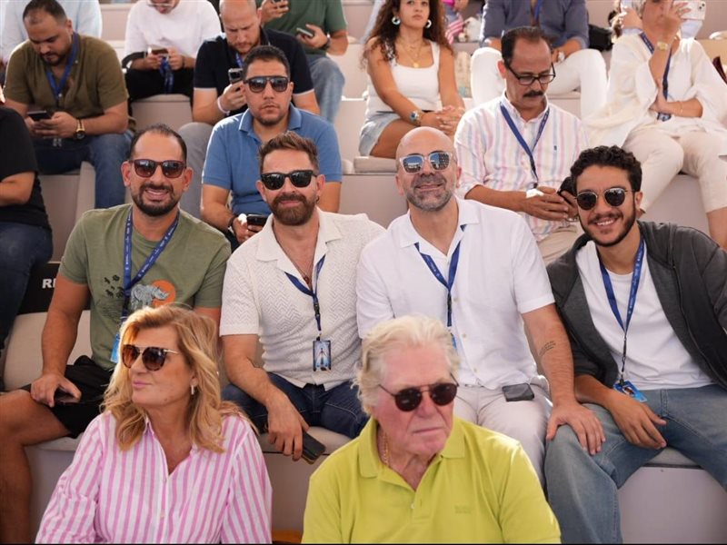 لبلبة وحسين فهمي وأشرف عبدالباقي في ماستر كلاس محمود حميدة بمهرجان الجونة السينمائي  