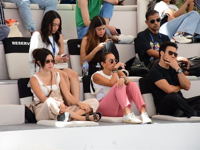 لقاء الخميسي وأحمد داوود.. أبرز الحاضرين ندوة يوسف الشريف ونيللي كريم بمهرجان الجونة 