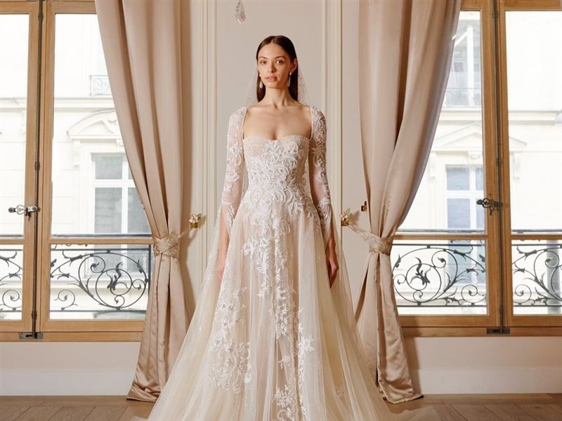 مجموعة جورج حبيقة لفساتين الزفاف 2025 مستوحاة من سحر الطبيعة في كل تفاصيلها 