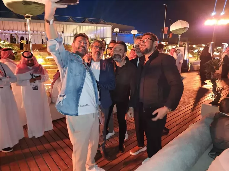 افتتاح استديوهات الحصن في الرياض بحضور كريم عبد العزيز ويوسف الشريف 