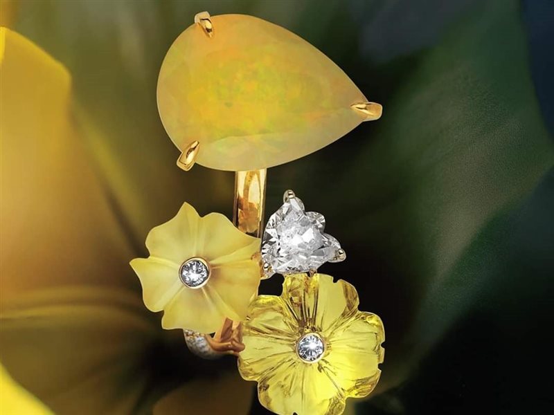 مجموعة مجوهرات 2024 من Pavit Gujral مزيج بين الطبيعة والفن الراقي