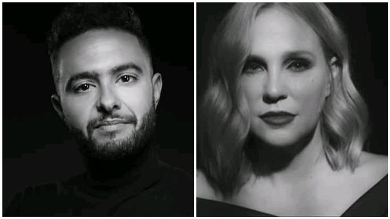شيرين رضا وعصام عبدالحميد