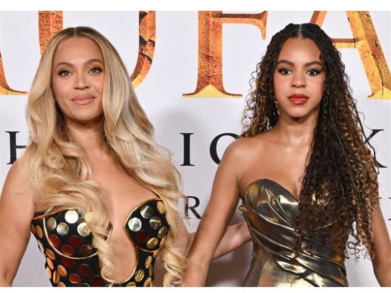 بيونسيه وابنتها بين الماضي والحاضر في العرض الخاص لفيلم موفاسا 