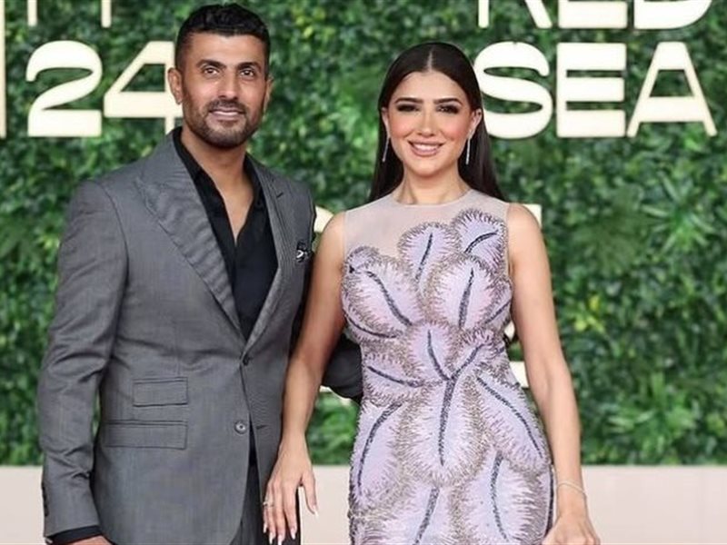 أناقة مي عمر ومحمد سامي في ختام مهرجان البحر الأحمر 