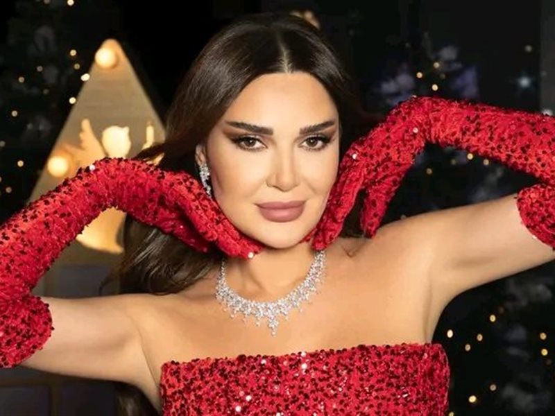 بالأحمر.. سيرين عبدالنور في أحدث جلسة تصوير احتفالا بالسنة الجديدة 2025 