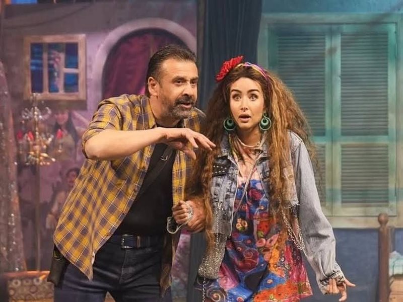 «معاطي وهانم الزعبلوطي».. هنا الزاهد تروج لمسرحية «الباشا» 