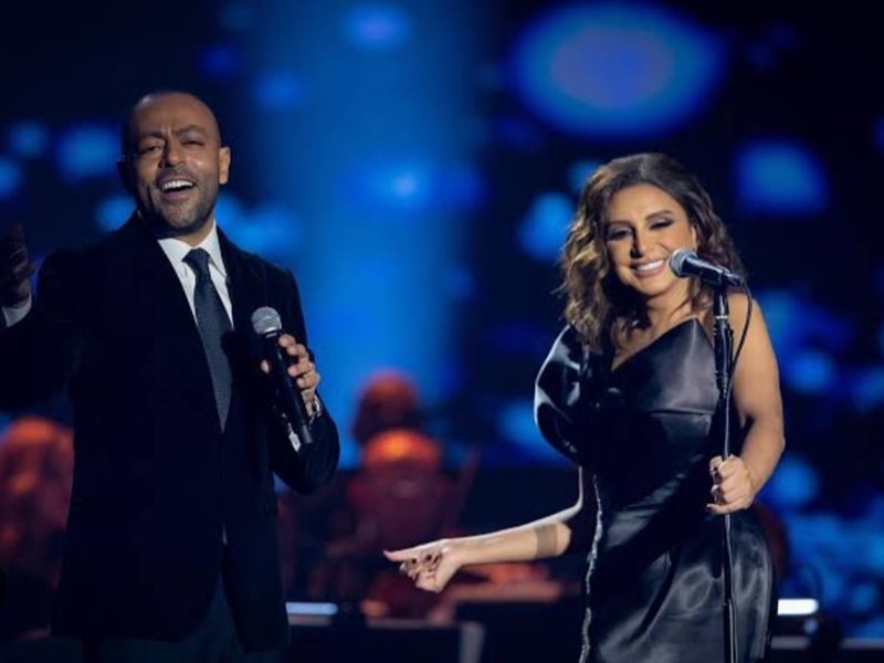 أنغام وتامر عاشور يتقاسمان جائزة أفضل أغنية Joy Awards 2025
