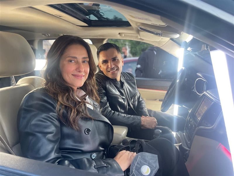 بالصور.. سامي الشيخ من كواليس تصوير مسلسل صفحة بيضا