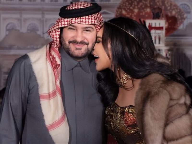 أحلام تحتفل بعيد ميلادها بأجواء رومانسية مع زوجها مبارك الهاجري 