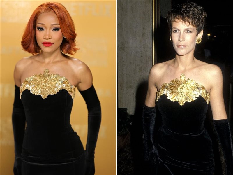 كيكي بالمر تتألق بفستان شانيل 1985 في حفل جوائز SAG 2025