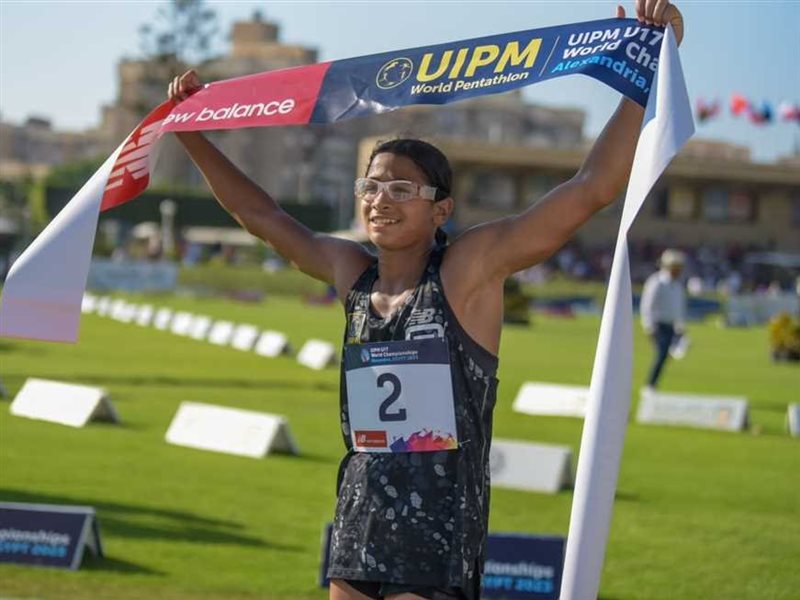 تحقيق إنجاز تاريخي فريدة خليل تخطف ذهبية كأس العالم للخماسي الحديث 