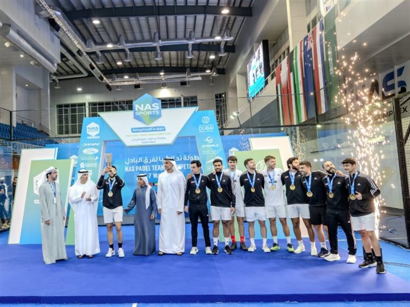 فريق الإمارات يحقق لقب بطولة ند الشبا للبادل 