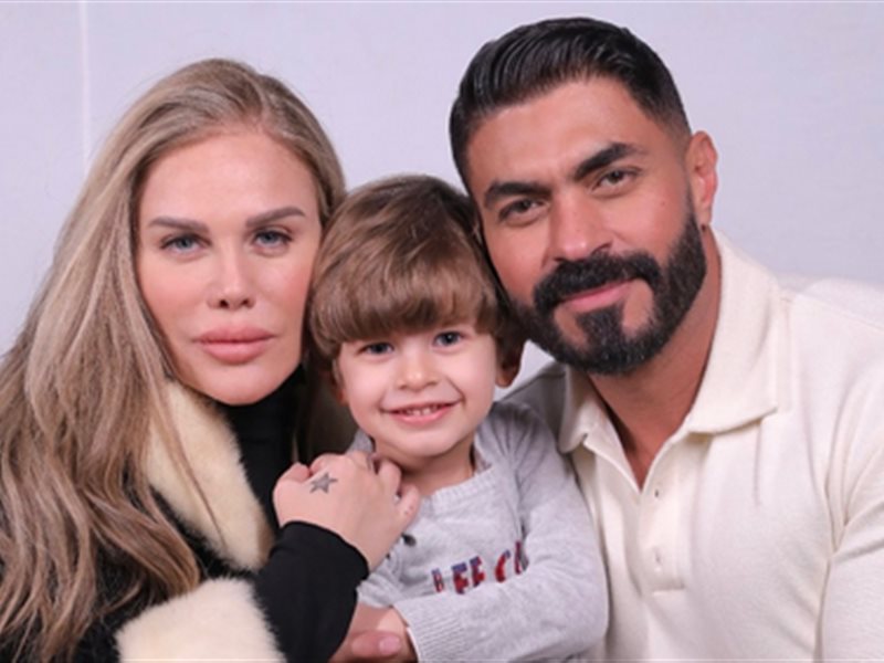 ابن خالد سليم ونيكول سابا في 