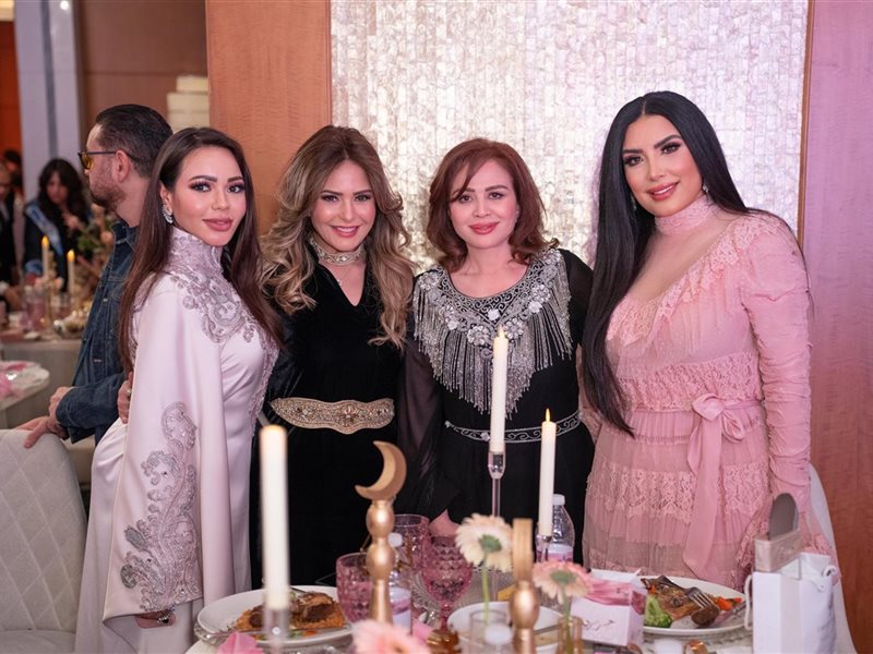 نجوم الفن والمجتمع في سحور الإعلامية أسما إبراهيم وزوجها رجل الأعمال محمد الخشن