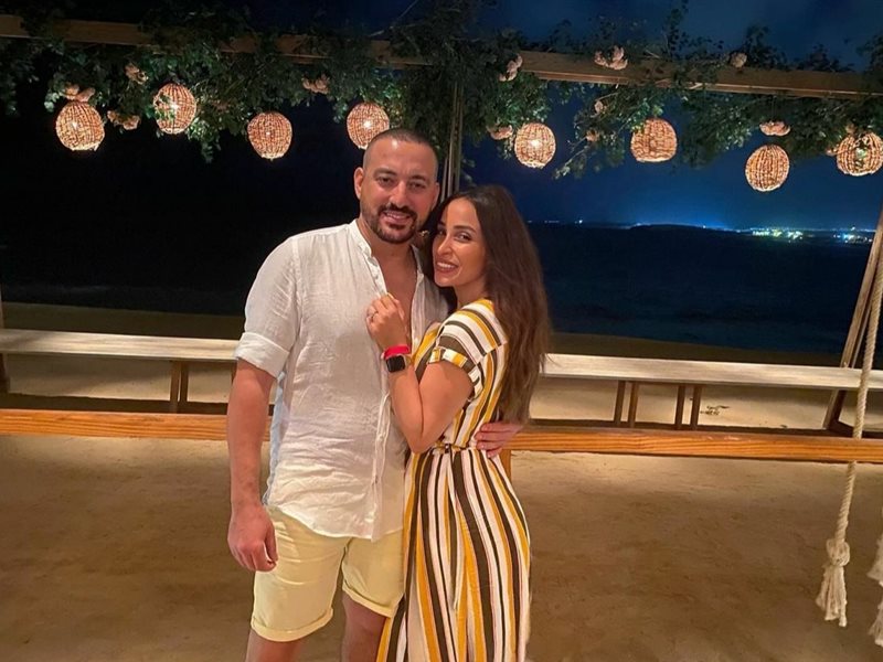 دياب يتغلب على سوء الطقس بهذه الطريقة وزوجته تعلق ساخرة: 