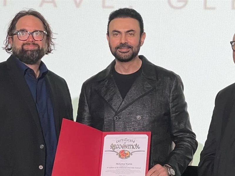 تكريم محمد كريم بمهرجان هوليوود للفيلم العربي بالولايات المتحدة 