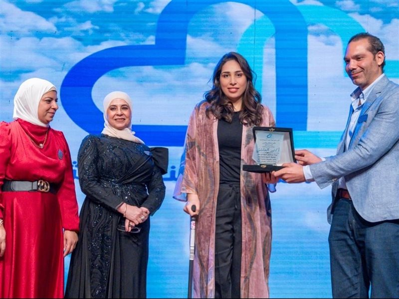 تكريم نور العاشق رئيس مجلس إدارة موقع ترند ريل في الحفل السنوي لجمعية عطاء السماء 