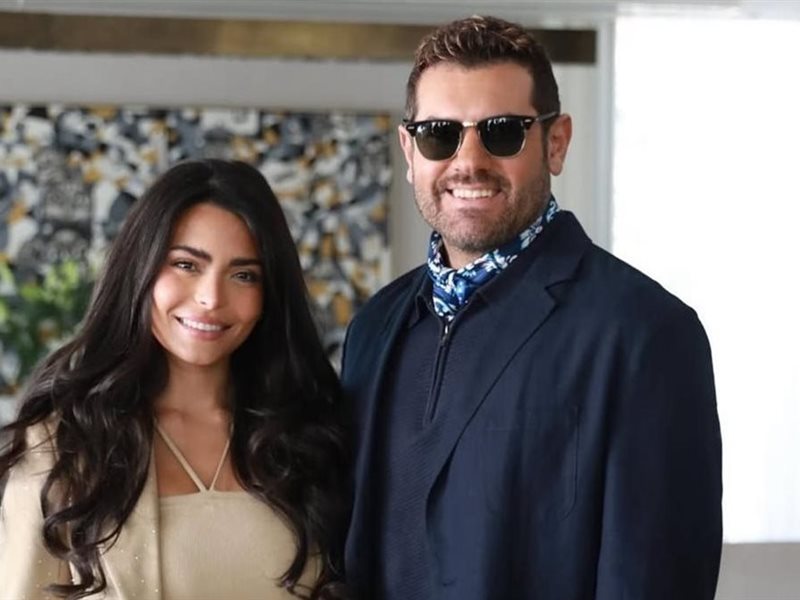 الصور الأولى لـ عمرو يوسف وأسماء جلال من كواليس فيلم السلم والثعبان2 