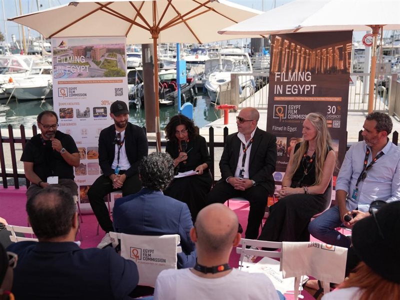 الجناح المصري يستضيف جلسة نقاشية حول فرص التصوير في مهرجان كان السينمائي