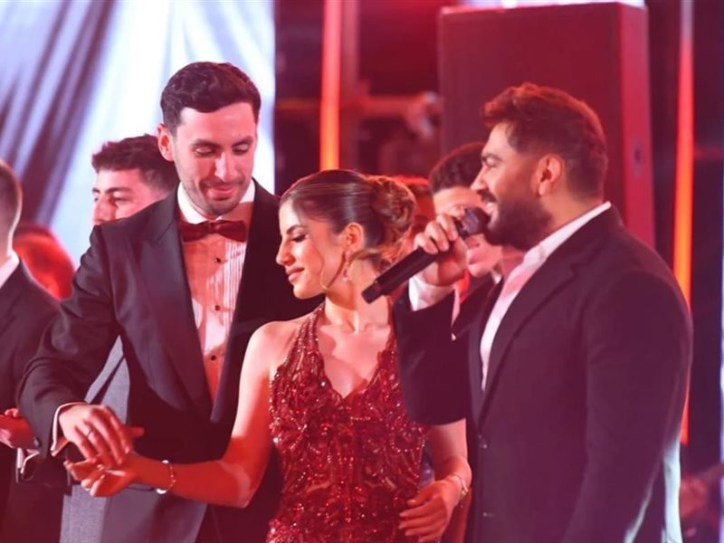 مريام فارس وتامر حسني يحييون حفل خطوبة ابنة رجل الأعمال باسل سماقية