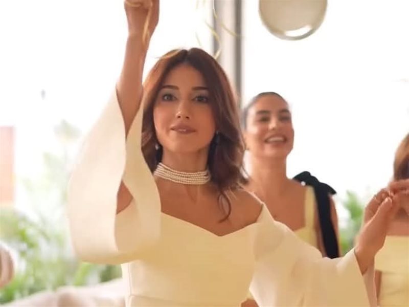 شيرين بيوتي تحتفل بتوديع العزوبية بإطلالة بيضاء ناعمة