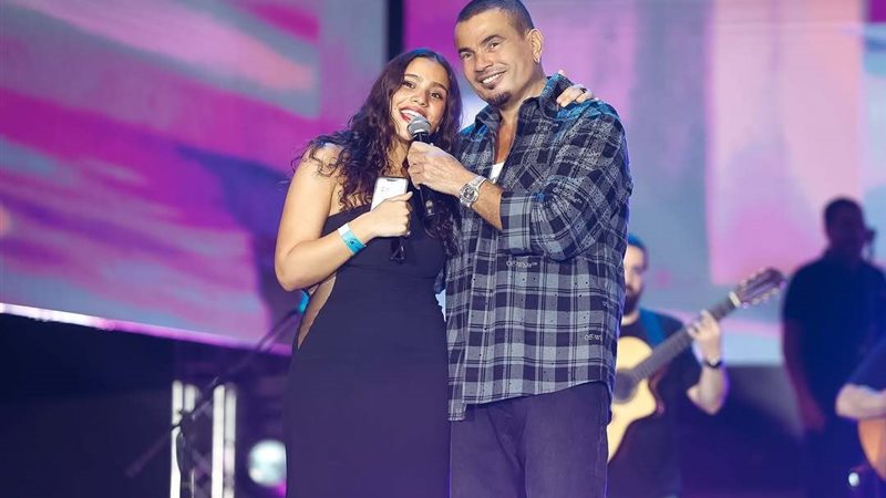 عمرو دياب وابنته