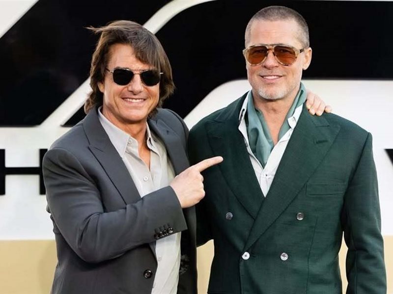 ‎لندن تجمع الثنائي الوسيم.. براد بيت وتوم كروز في العرض الأول لفيلم 