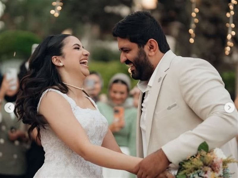 أسما شريف منير ودياب من بينهما.. رسائل المشاهير ونجوم الفن لكنزي مدبولي وفراس بعد عقد قرانهما