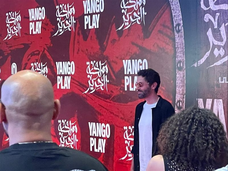 العرض الخاص لمسلسل مملكة الحرير بحضور ابطال العمل 