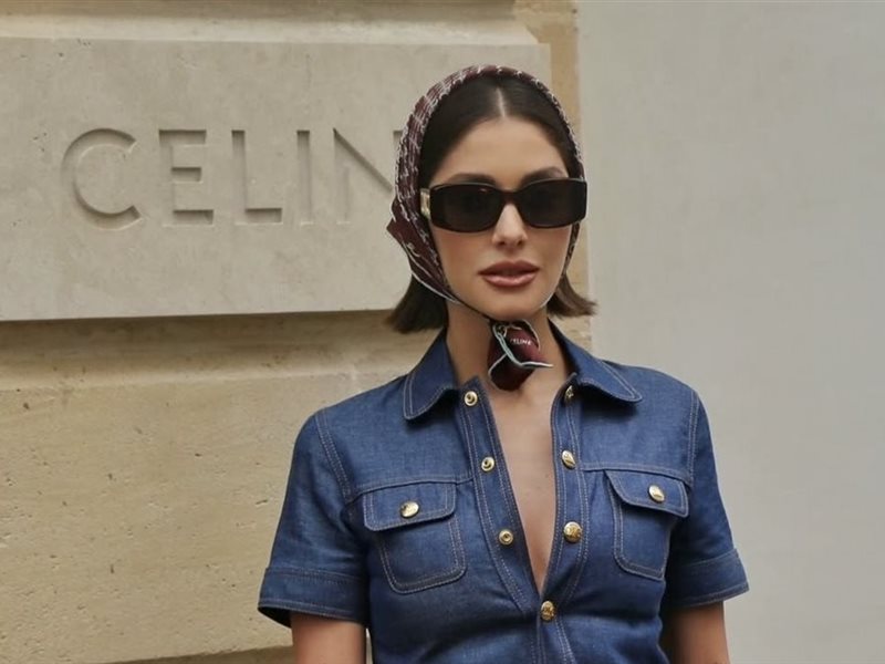 نور عريضة تشارك جمهورها إطلالتها في فعاليات عرض أزياء Celine بباريس (