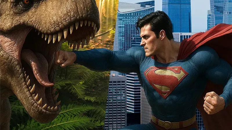 سوبرمان و Jurassic