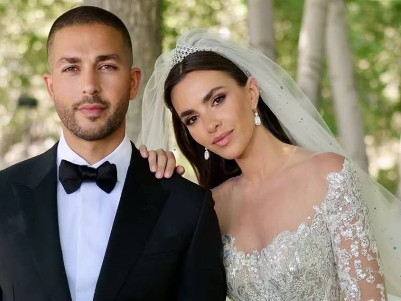 اللقطات الأولى لحفل زفاف سيليو إيلي صعب وزين قطامي