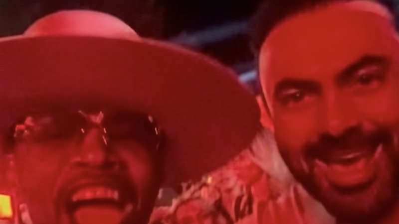 كريم مع جيمي فوكسً