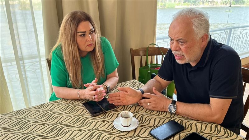 أشرف زكي ونهال عنبر