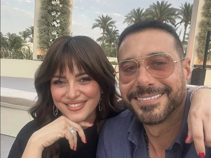 أحمد السعدني يهنئ ريهام عبد الغفور بعيد ميلادها