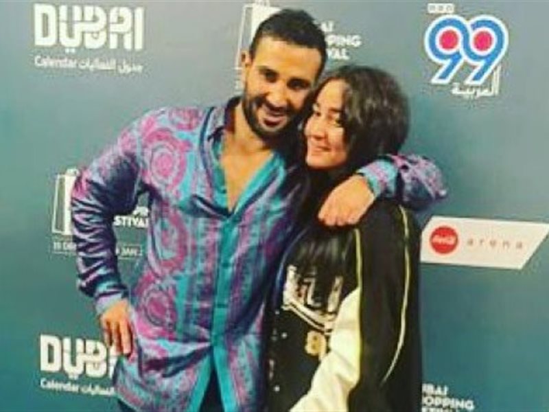 الظهور الأول لابنة احمد سعد مع منى الشاذلي