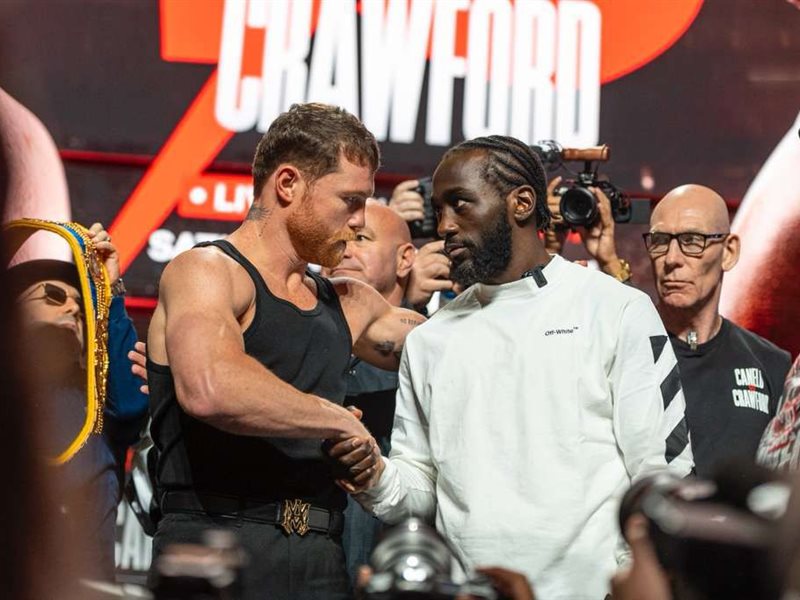 مؤتمر صحفي في لاس فيغاس يرفع حدة الترقب لنزال كانيلو وكروفورد