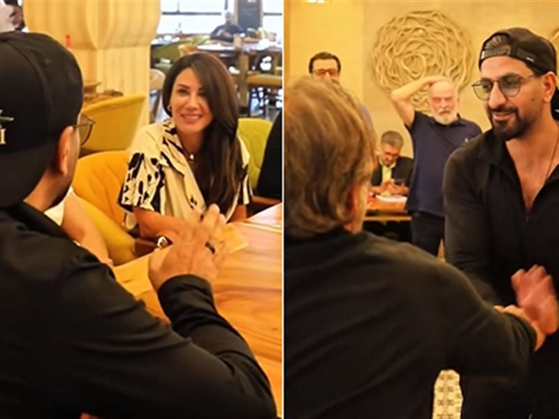 لدعم صناعها.. ديانا حداد ومحمود بوشهري يحضران بروفات مسرحية 