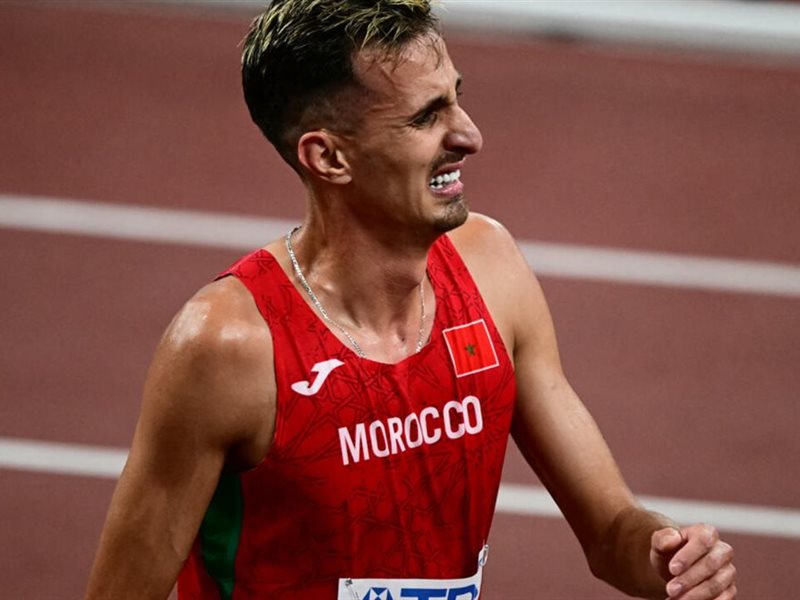  البقالي يفقد لقب 3000 متر موانع بفارق ضئيل في بطولة العالم