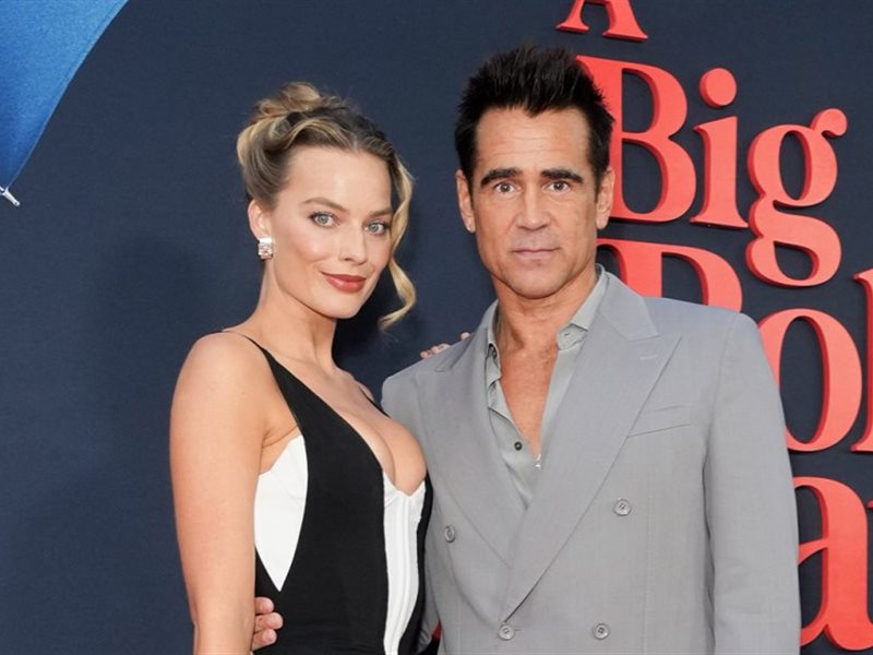 مارجوت روبي وكولين فاريل يحتفلا بعرض A Big Bold Beautiful Journey  في نيويورك