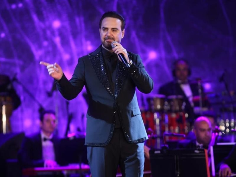 وزير الثقافة يشهد أمسية الطرب للنجم وائل جسار بمهرجان الموسيقى العربية