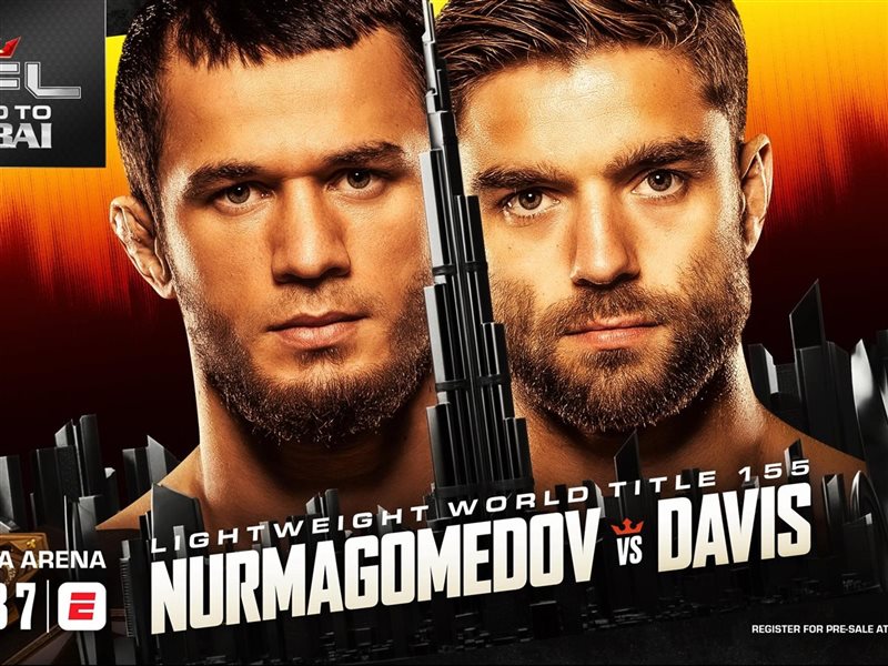 نورمحمدوف يواجه ديفيس على لقب الوزن الخفيف 7 فبراير