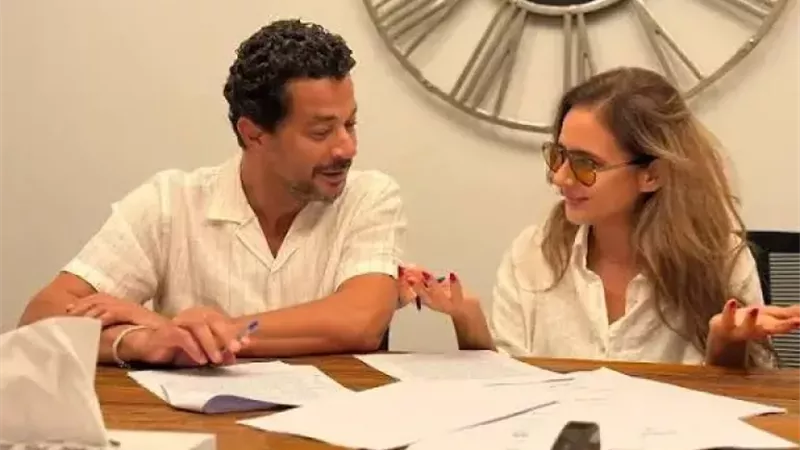 شريف سلامة ونيللي