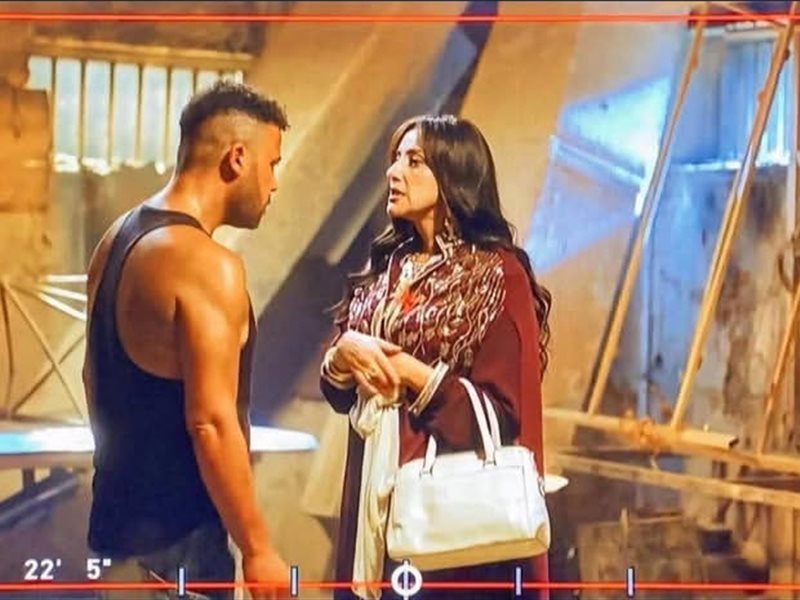 أول تعليق من حنان مطاوع على حريق لوكيشن مسلسل 